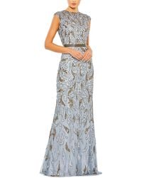 Mac Duggal - Embellished Illusion Column Gown - Lyst