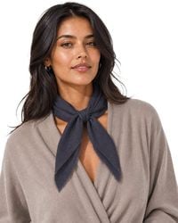 Blue Pacific - Solid Cashmere-Blend Neckerchief - Lyst