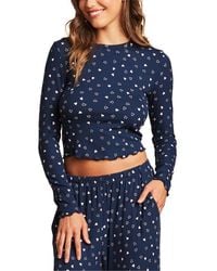 Barefoot Dreams - Ultra Soft Rib Lettuce Hem Shirt - Lyst