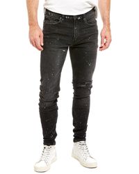 Hudson Jeans Denim Hudson Ace Skinny Jeans in Black for Men Mens Clothing Jeans Skinny jeans 