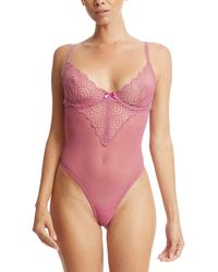 Hanky Panky - Strappy Lace Underwire Teddy - Lyst