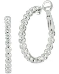 Nephora - 14k 1.00 Ct. Tw. Diamond Hoops - Lyst