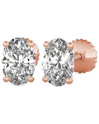 Lab Grown Diamonds - 14K 4.00 Ct. Tw. Lab-Grown Diamond Earrings - Lyst