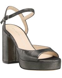 Stuart Weitzman - Dayna Ii Leather Platform Sandal - Lyst