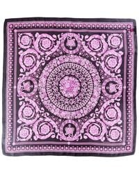 Versace - Barocco Print Silk Scarf - Lyst