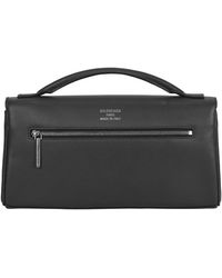 Balenciaga Bel Air Clutch On Strap Small in Black | Lyst
