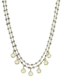 Rachel Reinhardt Jewelry - Gold Over Silver Gemstone Layered Necklace - Lyst