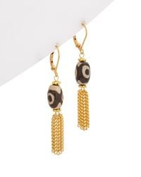 Rachel Reinhardt Jewelry - 14k Plated Agate Drop Earrings - Lyst