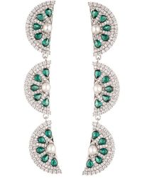 Eye Candy LA - The Luxe Collection Cz Lime Drop Earrings - Lyst