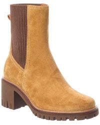 Rag & Bone - Corey Mid-Heel Suede Chelsea Boot - Lyst