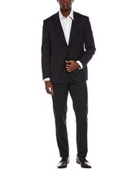 Canali - 2Pc Wool Suit With Flat Front Pant - Lyst