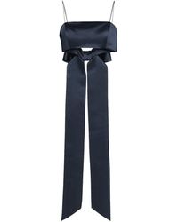 Adam Lippes - Bandeau Silk Top - Lyst