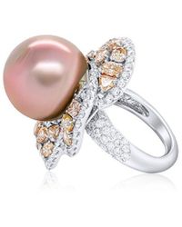Diana M. Jewels - Fine Jewelry 18k 4.93 Ct. Tw. Diamond Half-set Ring - Lyst