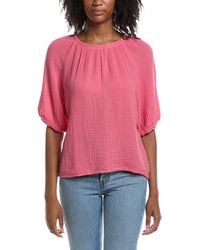 Michael Stars - Jane Puff Sleeve Top - Lyst
