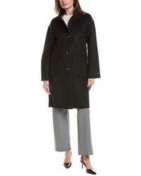 Tahari - Sydney Long Wool-Blend Coat - Lyst