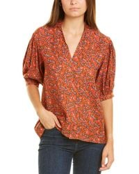 Garrie B - Moss Crepe Top - Lyst