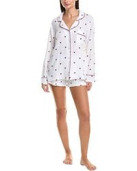 Splendid - 2Pc Lottie Gauze Pajama Short Set - Lyst