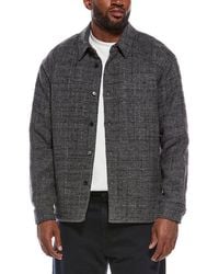 FRAME - Tweed Wool-Blend Overshirt - Lyst