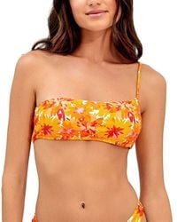 ViX - Lowana Mustard Ana Bandeau Top - Lyst