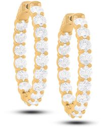 Diana M. Jewels - Fine Jewelry 18k Rose Gold 10.00 Ct. Tw. Diamond Earrings - Lyst