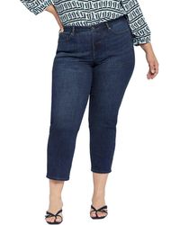 NYDJ - Plus Piper Relaxed Straight Jean - Lyst
