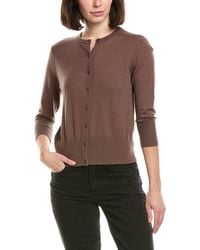 Vince - Wool Dress Cardigan - Lyst