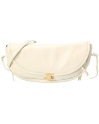 Celine - Half Moon Little Leather Shoulder Bag - Lyst