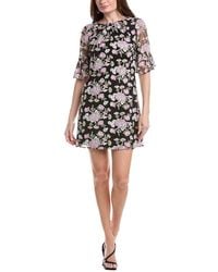Adrianna Papell - Embroidered A-Line Mini Dress - Lyst