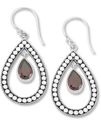 Samuel B. - 0.80 Ct. Tw. Garnet Earrings - Lyst