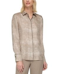 Lafayette 148 New York - Scottie Button Down Blouse - Lyst