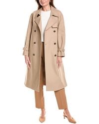 Theory - Double-Breasted Trench Coat - Lyst