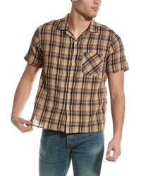 Save Khaki - Madras Linen-blend Vacation Shirt - Lyst