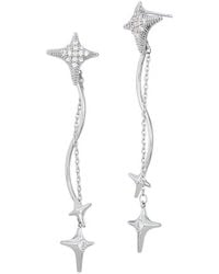 Savvy Cie - Cz Drop Earrings - Lyst