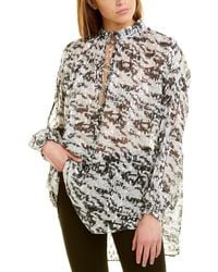 IRO - Sella Silk-Blend Top - Lyst