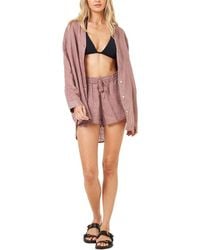 LSPACE - Rio Linen Short - Lyst