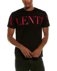 mens black valentino t shirt