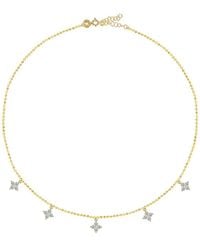 Gabi Rielle - 14K Over Cz Sparkling Necklace - Lyst