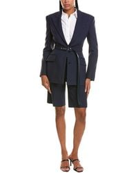 Michael Kors - Sculpted Crepe Blazer - Lyst