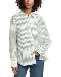 Lyra & Co - Linen-Blend Shirt - Lyst