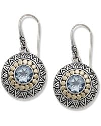 Samuel B. - 18K 5.00 Ct. Tw. Topaz Earrings - Lyst