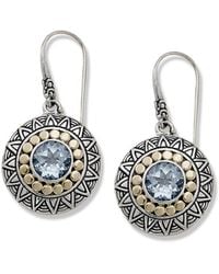 Samuel B. - 18K 5.00 Ct. Tw. Topaz Earrings - Lyst