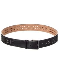 Alaïa - Alaïa Neo Vienne Leather Belt - Lyst