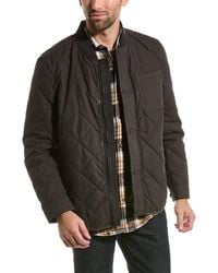 Cole Haan - Diamond Quilted Rain Jacket - Lyst
