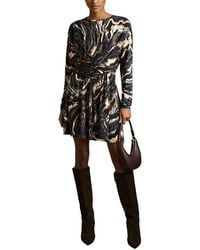 Reiss - Jasmine Printed Short Dress - Lyst