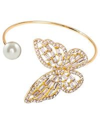 Liv Oliver - Pearl Crystal Bracelet - Lyst