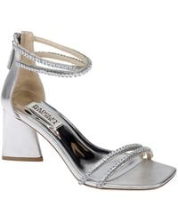 Badgley Mischka - Lillie Leather Sandal - Lyst