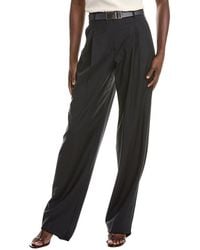 Max Mara - Studio Bergamo Wool Long Trouser - Lyst