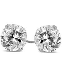 Monary 14k 1.45 Ct. Tw. Diamond Earrings - Metallic