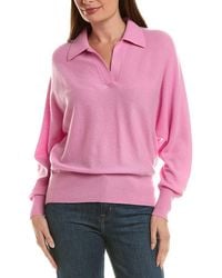 InCashmere - 100% Cashmere Oversize Polo Sweater - Lyst