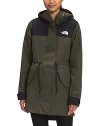 The North Face Dryvent Trench Coat in Black | Lyst UK